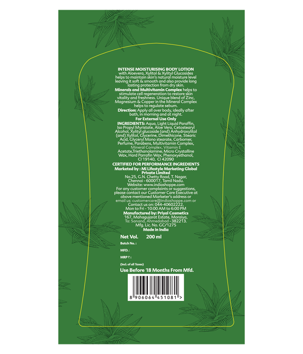 Elements Wellness Intense Moisturising Body Lotion (200 ml) - Image 3