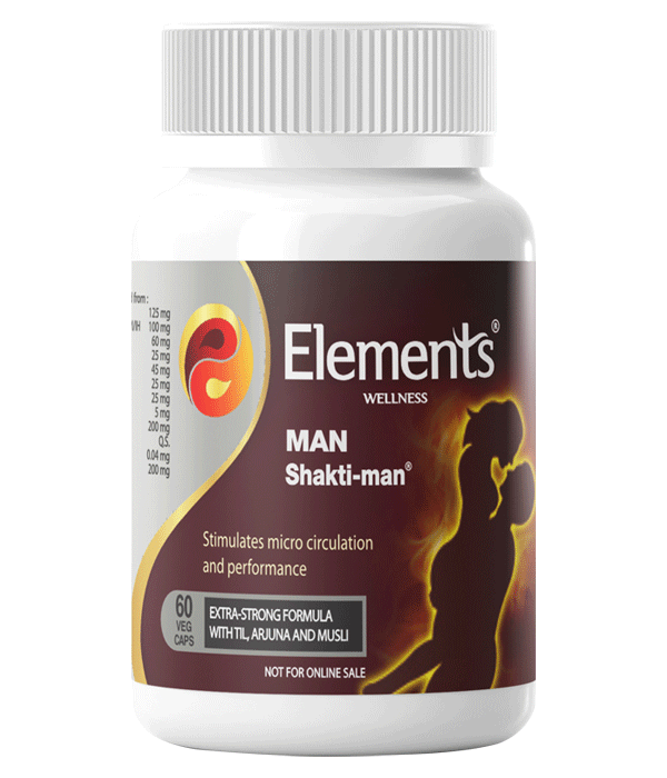 Elements Wellness MAN Shakti-man – 60 Veg Caps - Image 3