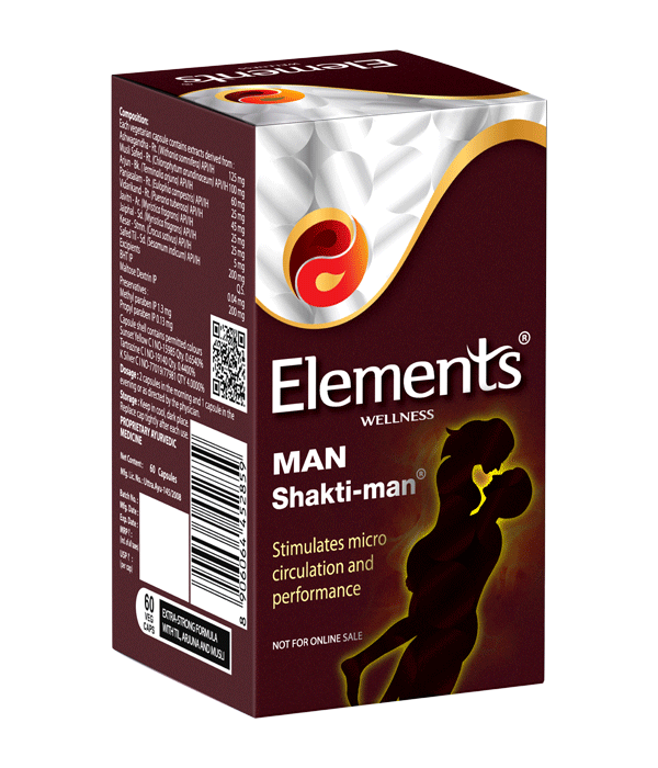 Elements Wellness MAN Shakti-man – 60 Veg Caps - Image 2