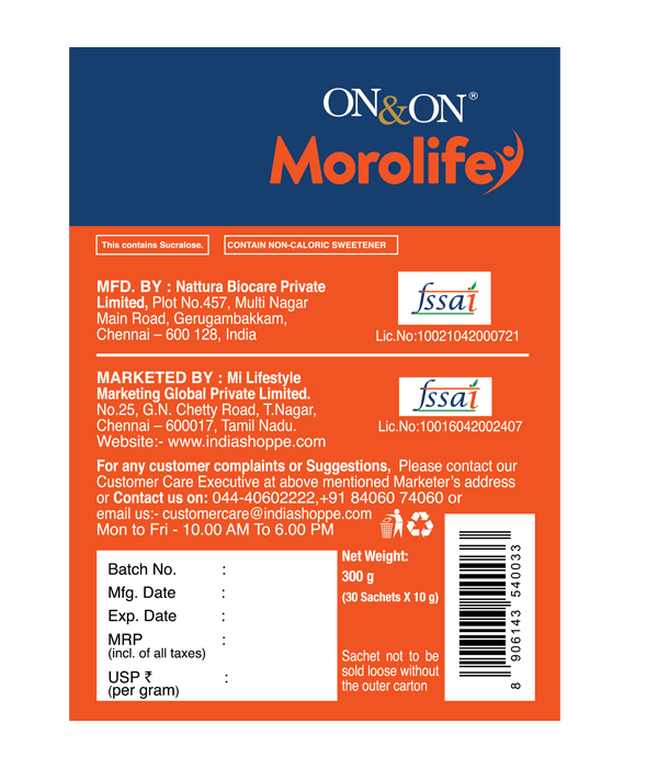 ON&ON Morolife 300 g (30 Sachets × 10 g) - Image 3